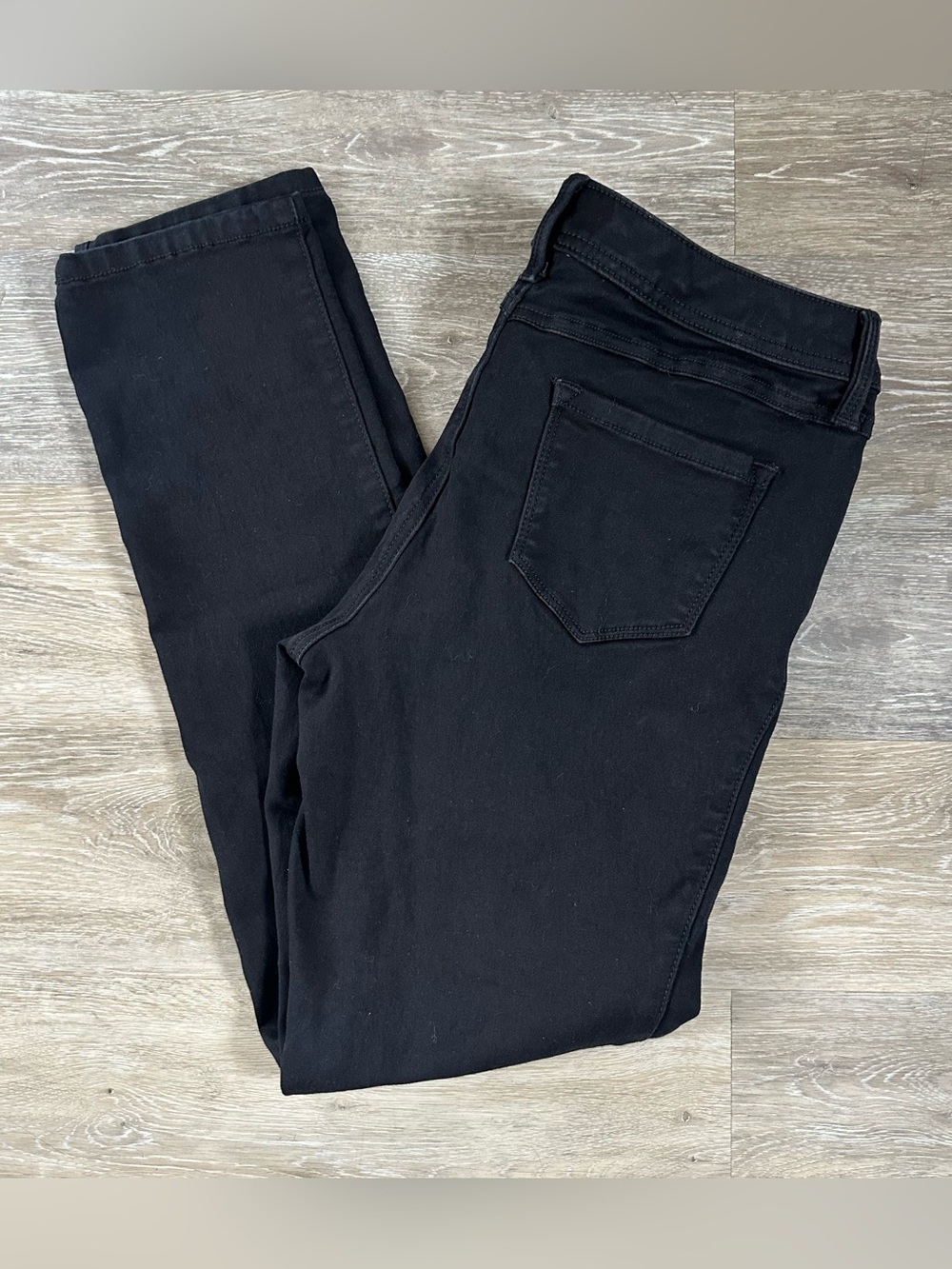 Torrid luxe skinny sateen stretch black jeans Sz 10T